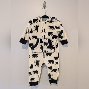 💚2 For 20💚 Little Blue House Hooded Fleece One Piece Zip Up